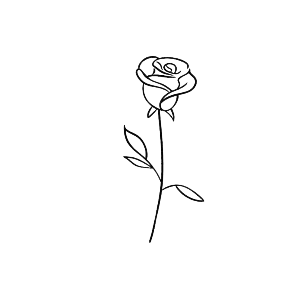 Plain Rose - INKHUB