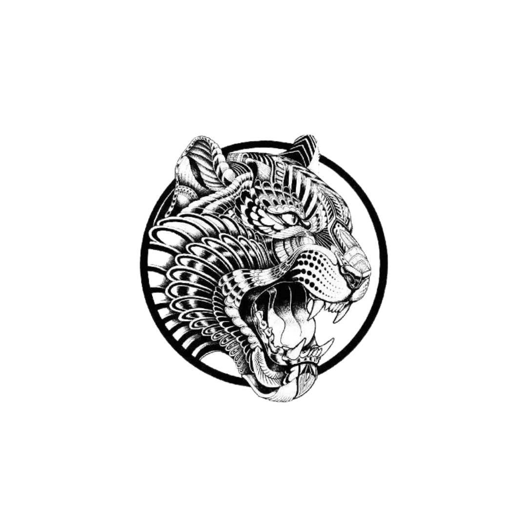 Aggressive Tiger - INKHUB