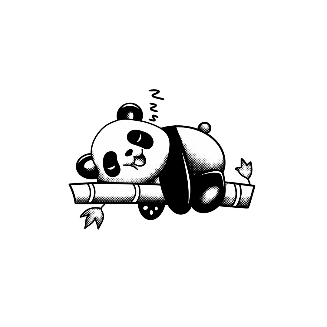 Sleeping Panda - INKHUB