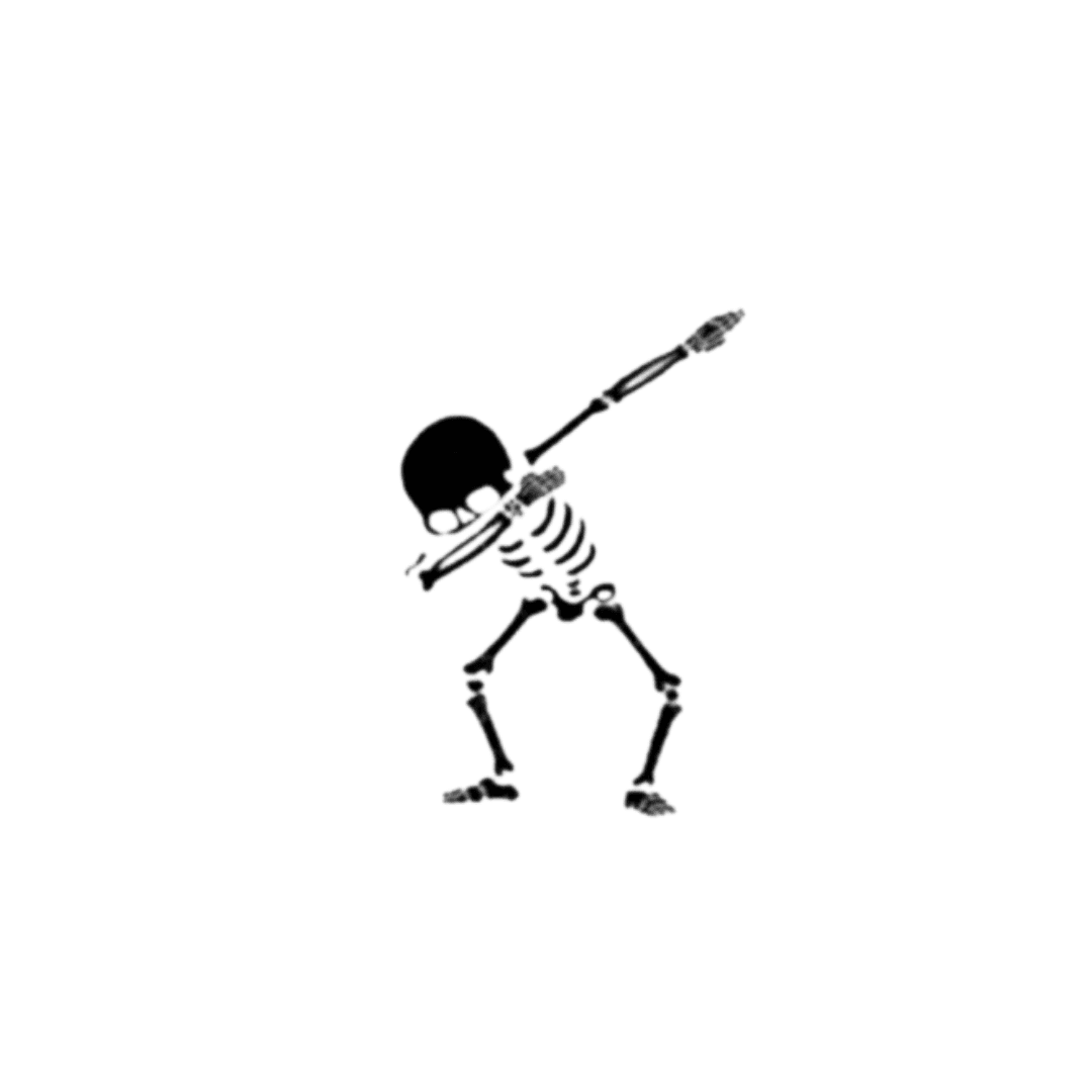 Hip-Hop Skeleton - INKHUB