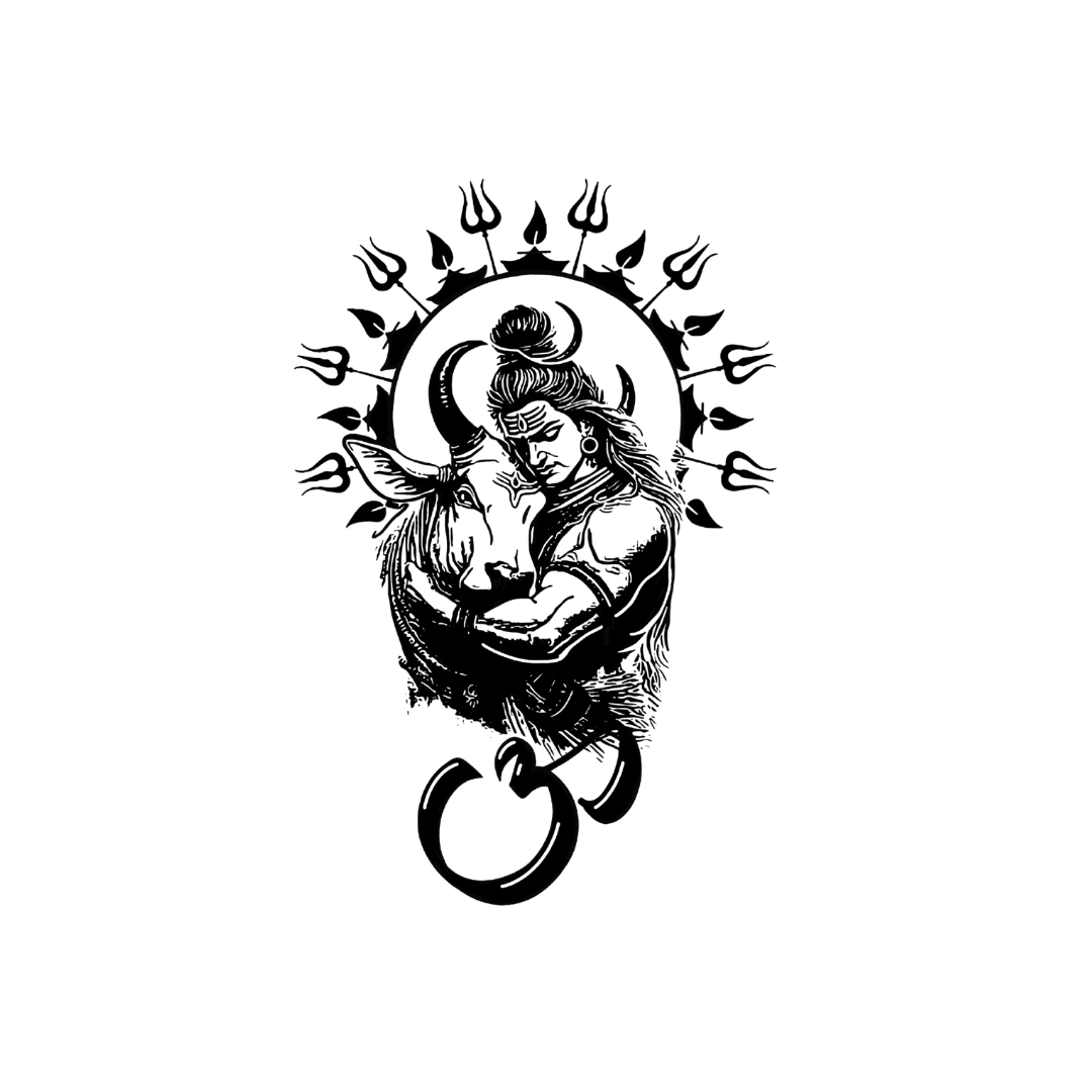 Shiva Nandi Embrace - INKHUB