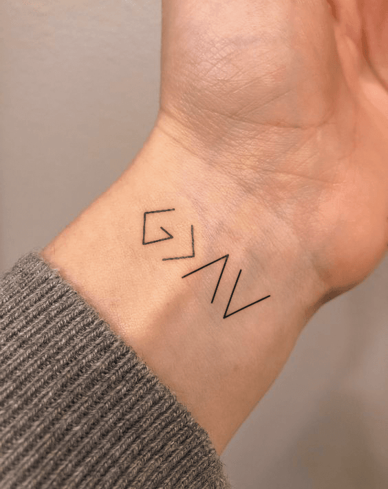 God is greater than high and lows( Geometric ) - INKHUB