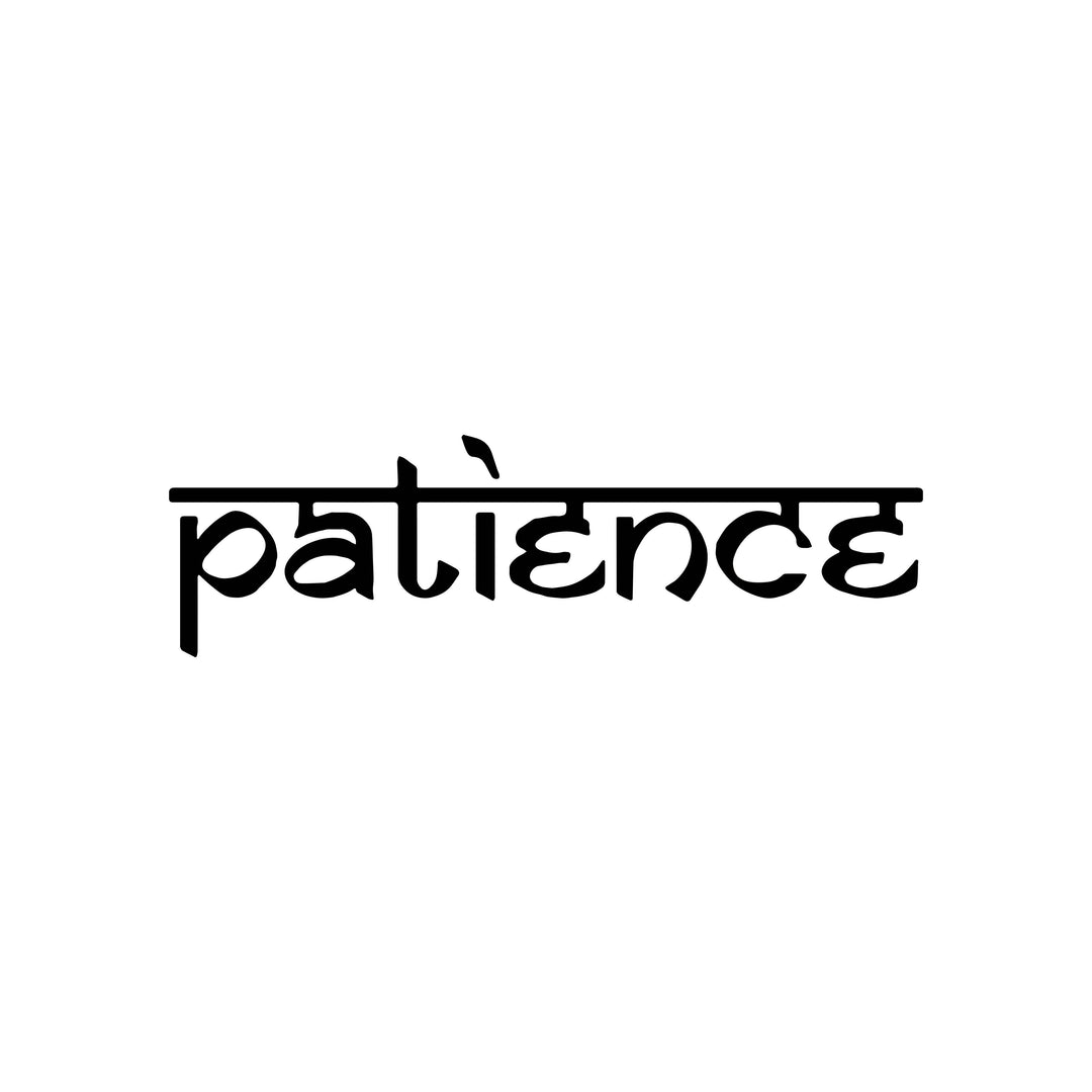 Patience - INKHUB