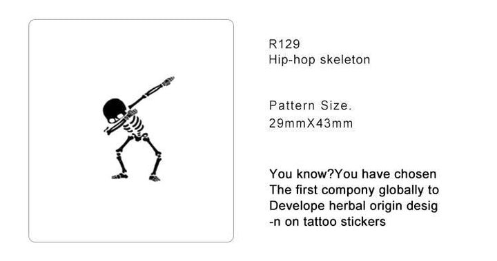 Hip-Hop Skeleton - INKHUB